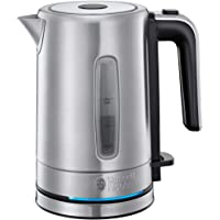 Los mejores  - Russell Hobbs Compact Home - Hervidor de Agua (Eléctrico- 0-8 l- Acero Inox- 2200 W- Diseño Compacto- Gris) - ref. 24190…
